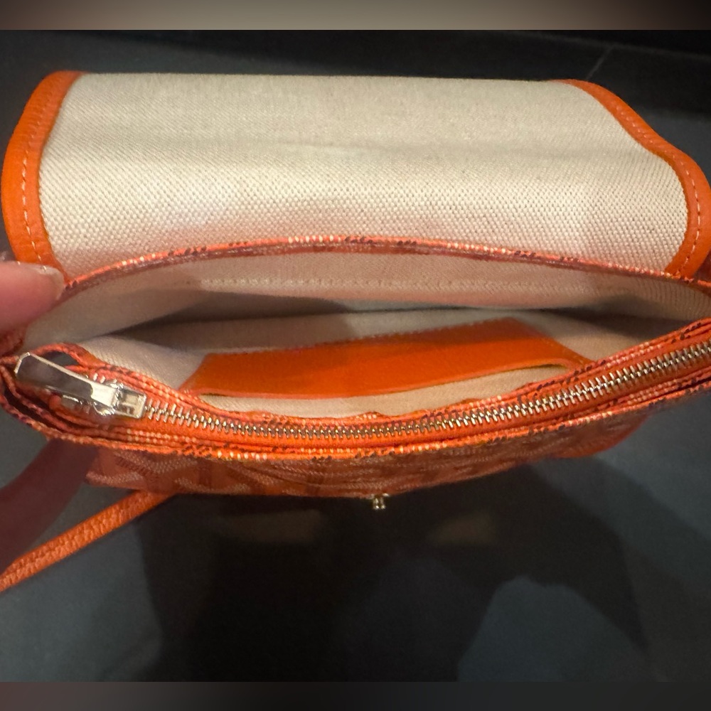 Goyard Vibrant Orange Mini Crossbody Shoulder Bag - Picture 6 of 6